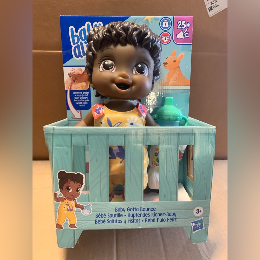 BABY ALIVE BABY GOTTA BOUNCE BABY DOLL NIB MSRP $31.99